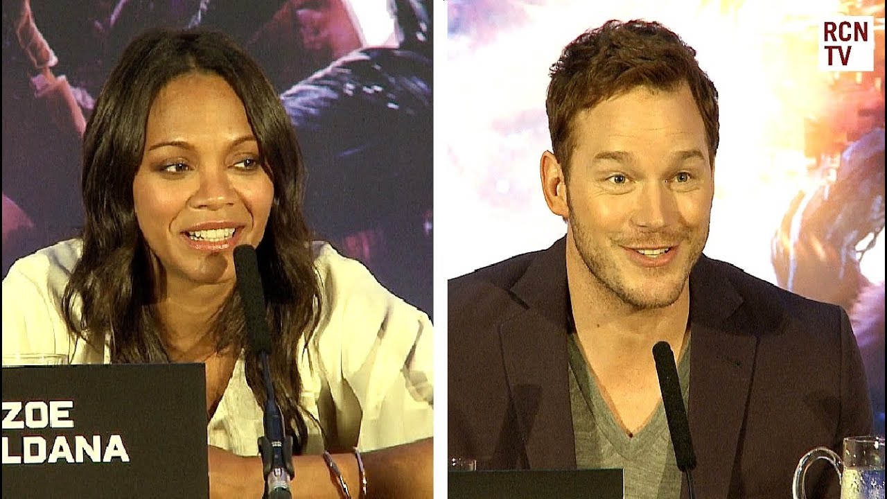 Chris Pratt & Zoe Saldana Interview - Best Character - Guardians of the Galaxy Premiere