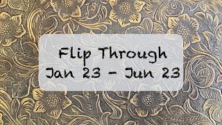 Flip Through | Wochendekos im Ringplaner | Januar 2023 - Juni 2023 | Filofaxing | planerbeere