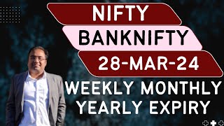 Nifty Prediction and Bank Nifty Analysis for Thursday | 28 March 24 | Bank NIFTY Tomorrow