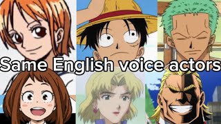 One Piece East Blue Characters English Dub Voice Actors