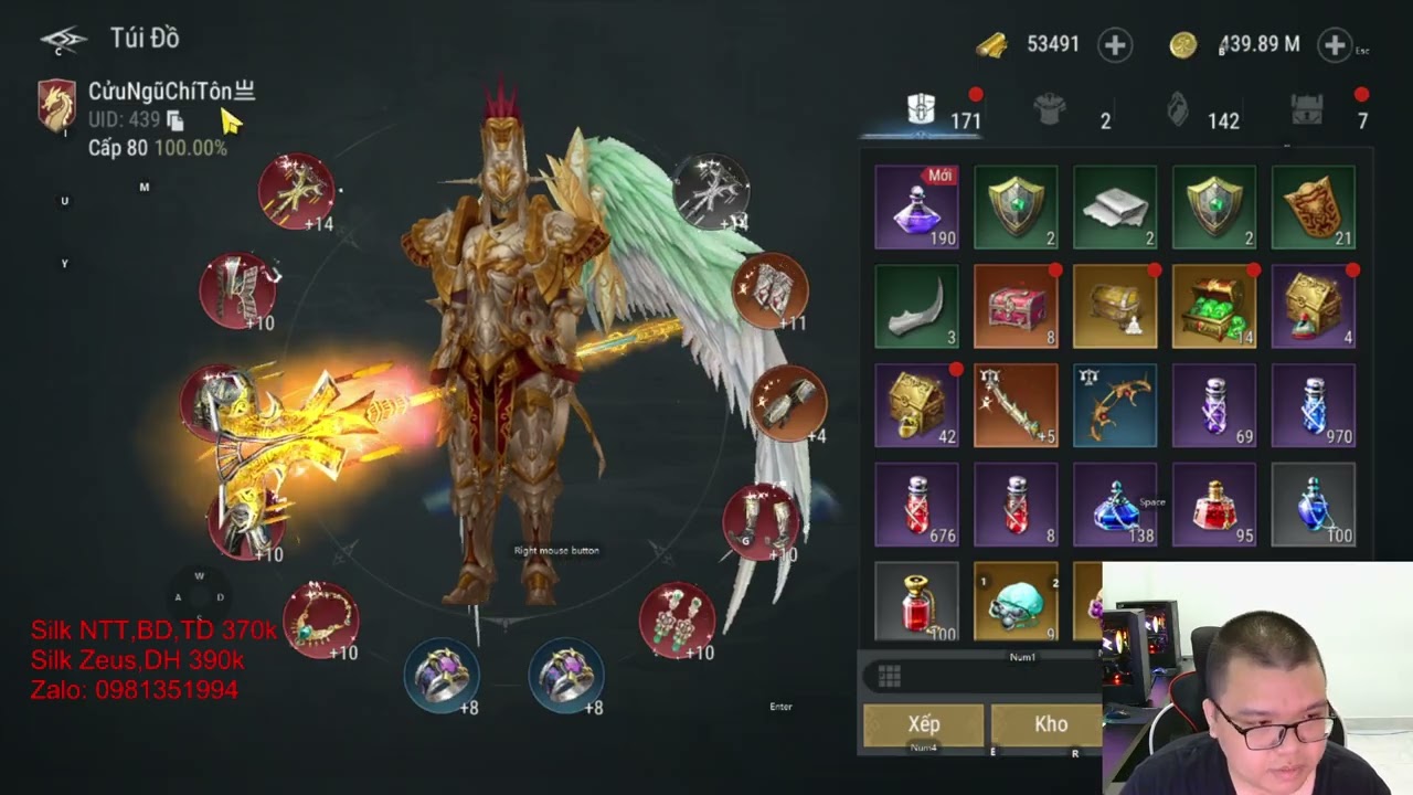 Giáo án nâng cao - Cách chơi đại đao/spear bê đê Hybrid trong Sro Mobile