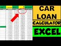 Car Loan EMI Calculator Excel with Principal & Interest Examples| Car Loan EMI Calculation formula