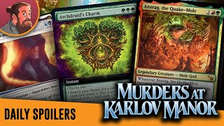 A Mole God and the New Best Green Ramp Spell Ever?  | Murders at Karlov Manor MTG Spoilers (Day 5)