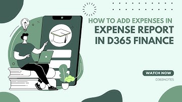How to attach Expenses to expense report in D365 Finance