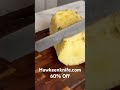 Ultra Sharp Damascus Knife Slices Pineapple Like Butter #DamascusSteelKnife