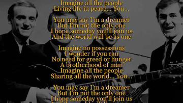 Imagine (Lyric Video) Gerry & The Pacemakers [HQ]