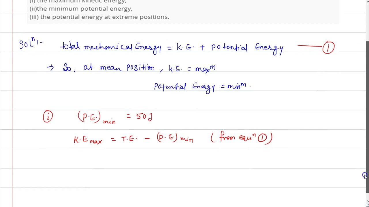 A linear harmonic oscillator has a total mechanical energy of `200 J