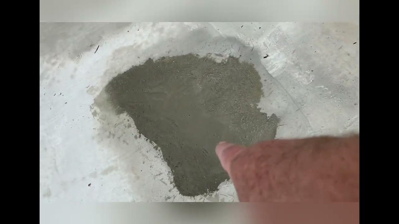 Patching concrete slab YouTube