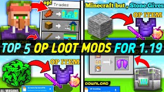 Top 5 op Loot Mods for Minecraft (1.19+) | Minecraft Best Mods 😋