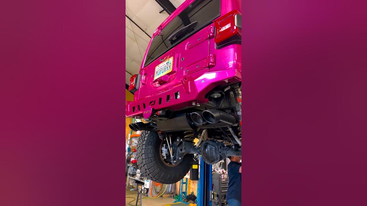 Rubicon 392 Jeep Wrangler Borla ATAK Exhaust - YouTube