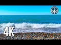 Relaxing sea waves. Sounds of the sea for sleep, study and relaxation.