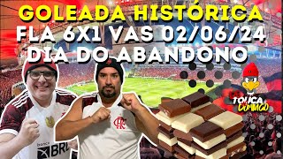 VASCO ACHOU O CHOCOLATE AMARGO | FUGA DA TORCIDA | FLA 6x1 HISTÓRICO