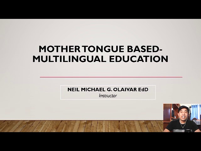Mother tongue v/s English: A mid-way 