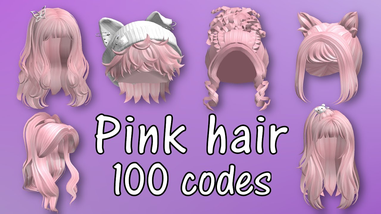 Pink hairs Roblox codes ✨  Roblox codes, Roblox roblox, Roblox