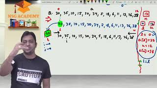 Quick Sort (LIVE) | Data Structure Using C | Suresh Agrawal | #7
