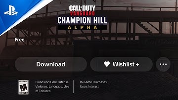 Play For FREE! How To Pre-Load COD Vanguard PlayStation Alpha Champion Hill Mode