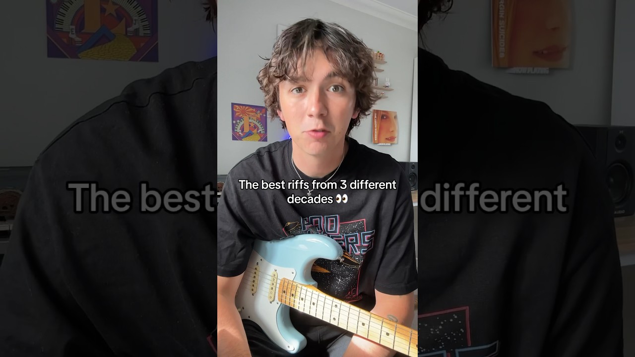 The best guitar riffs from the 90s, 00s and 10s! 🎸 
