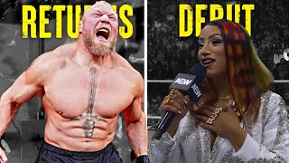 Finally WWE planning to bring back Brock Lesnar...Sasha Banks Debut At AEW...WrestleMania 41