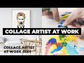 Collage artist at work | May 2020