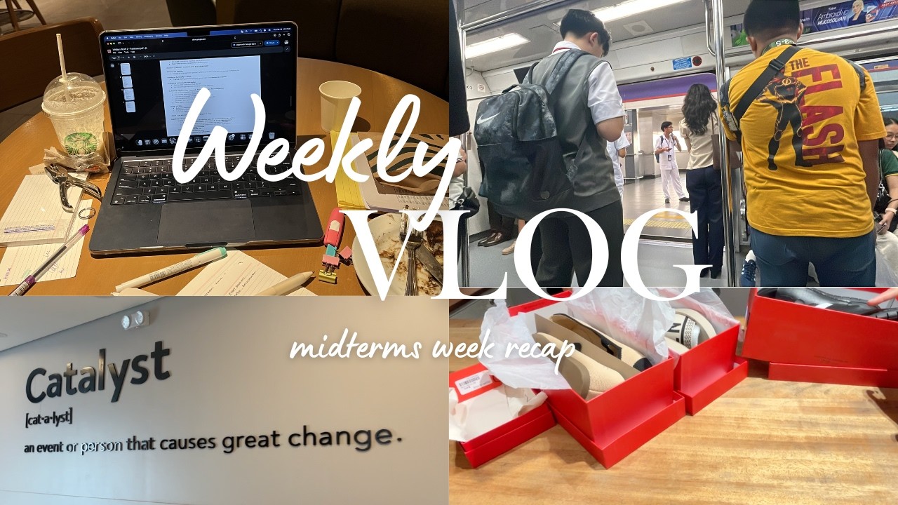 Realistic Midterms Week in My Life as an FEU Student🔰| Study, School, Sleep, Repeat