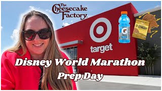 Disney World Marathon 2024 Prep Day | Fuel Shopping, CARB LOADING & Race Gear