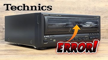 Technics SL MC59 Compact Disc  60+1 CD Changer ERROR Repair -- LGH