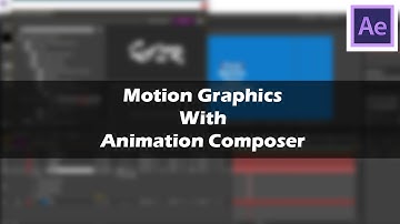 After Effects Tutorial - Membuat Animasi Motion Graphics Dengan Plugin Animation Composer