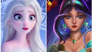 Elsa ❄️ vs Jasmine 🧞‍♀️(longest version)