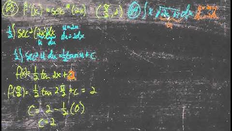 4.5: Integration by substitution (Sample Problems)
