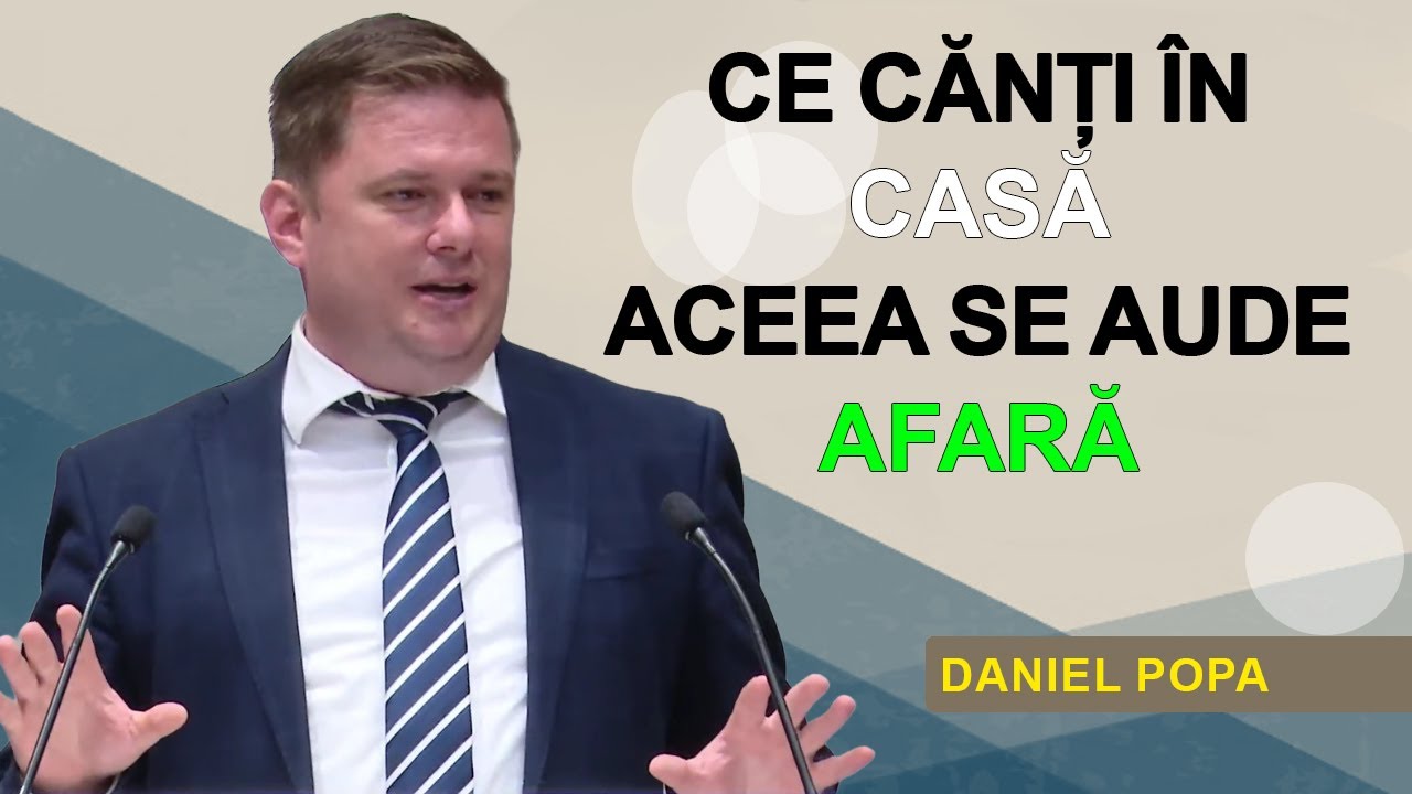 Daniel Popa - Ce cănți în casă aceea se aude afară