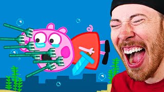 Peppa Pig vs Minecraft Animation