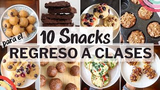 Regreso a Clases: 10 Snacks Saludables para Llevar