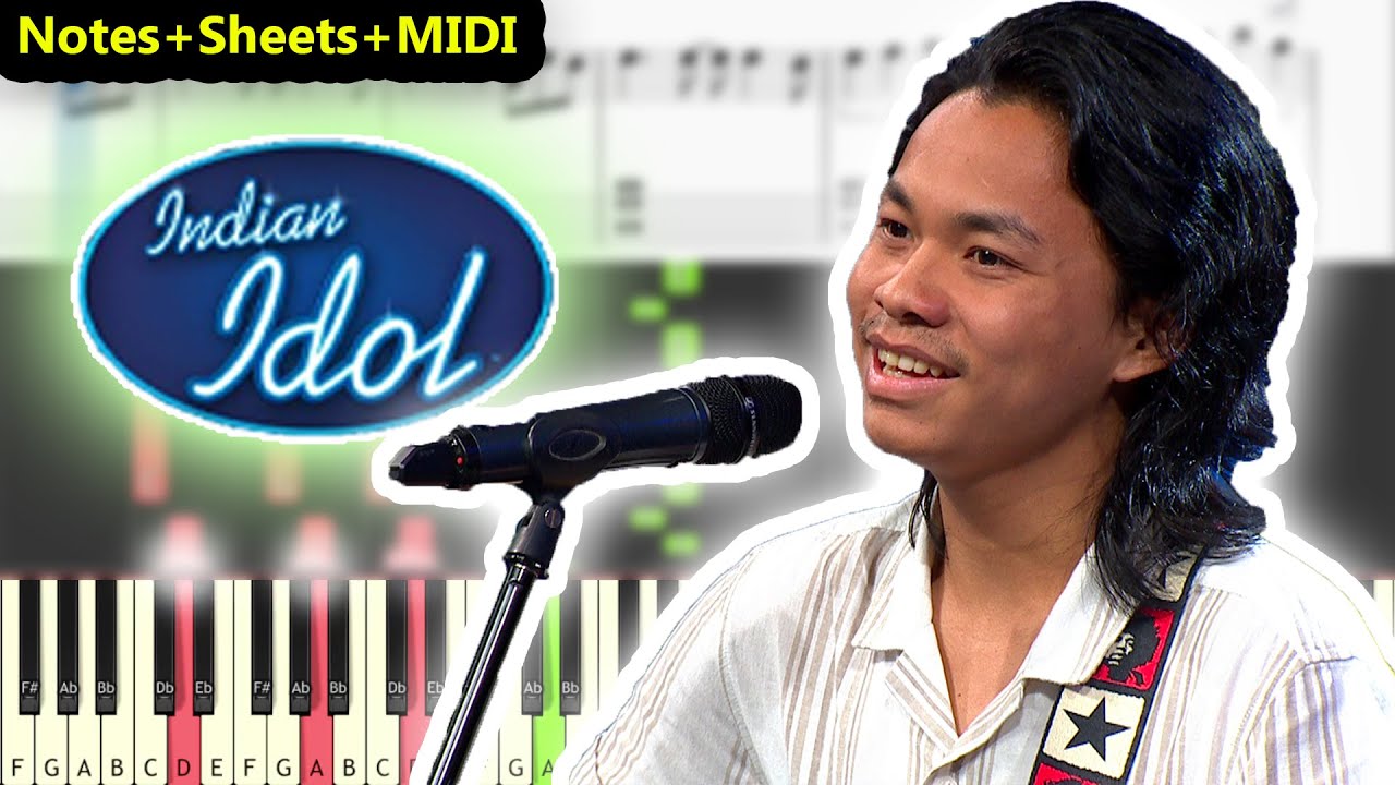 Rito Riba - Indian Idol - Heer Ranjha - Notes+Sheet+MIDI - EASY Piano Tutorial