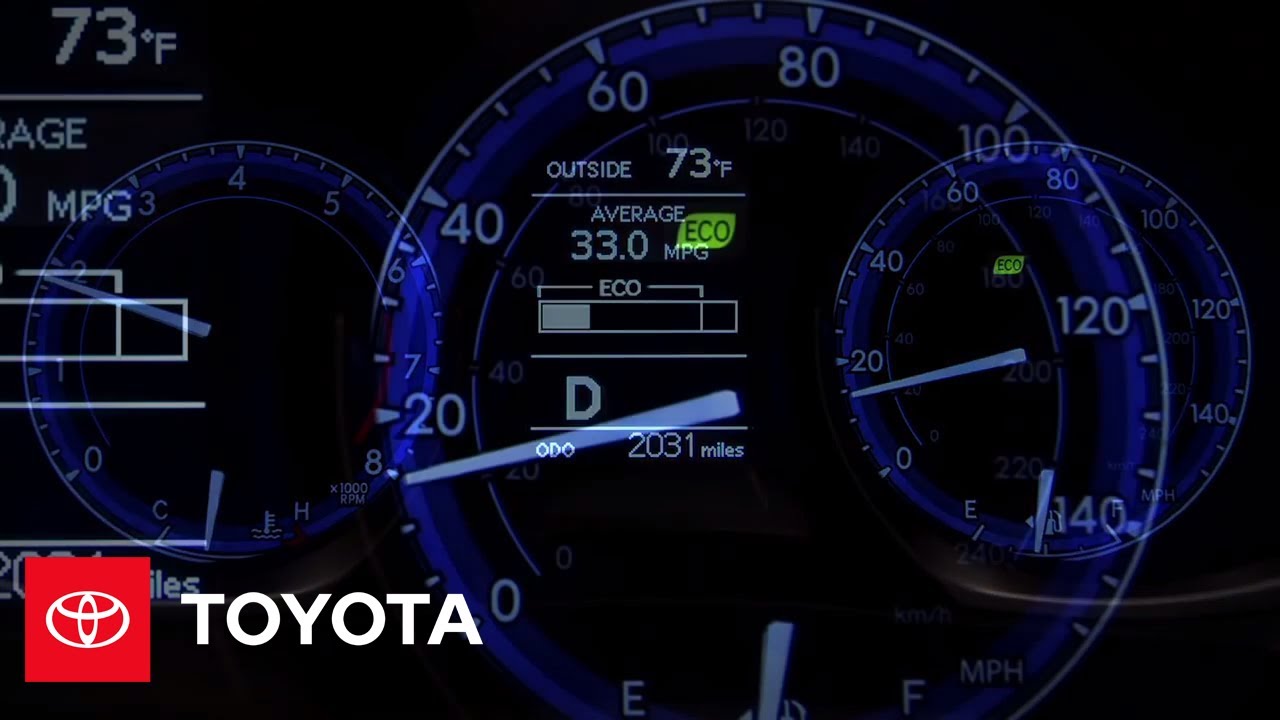 2014 Corolla HowTo ECO Drive Indicator Toyota YouTube