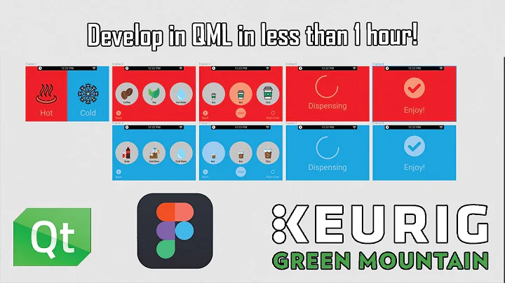 Drink Dispenser UI in QML Part 2: QML Development