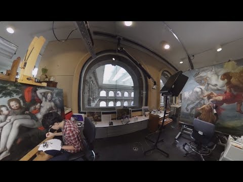 Taller de restauración de pintura en 360º