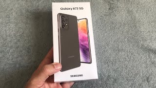 Unboxing Samsung A73 5G