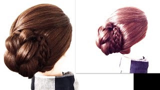 New Amazing Hairstyle With Braid Einfache Frisuren Tutorial Leichtes Hochstecken Mit Zöpfen