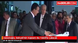 Davutoğlu, Bahçelinin Kapısını Bu Teklifle Çalacak