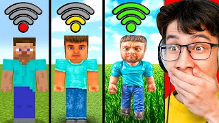Minecraft With Different Wifi Funny Compilation