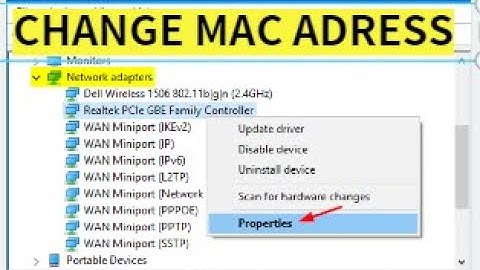 How to change Windows 10 MAC Addresses - WiFi and Enternet