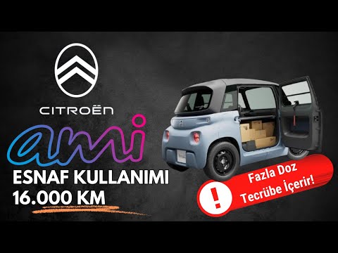 Esnaf Günlük Kullanımı 16.000 KM'de Citroen Ami // Uzun Kullanım Tecrübesi #ami #citroen