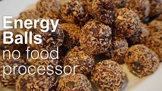 Whip Up Energy Balls Without A Food Processor Or Blender!