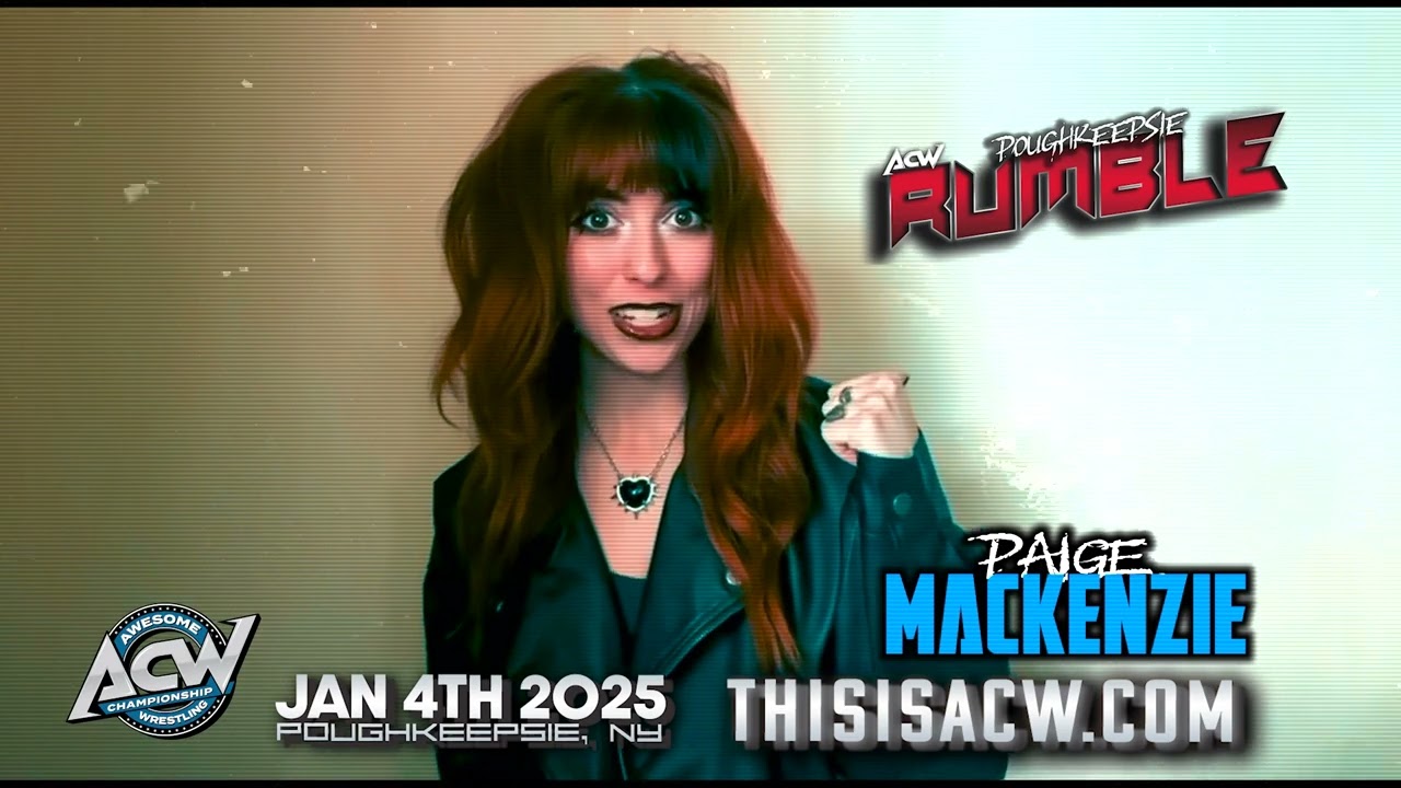 Paige Mackenzie is ready to take over Poughkeepsie with Awesome Championship Wrestling!