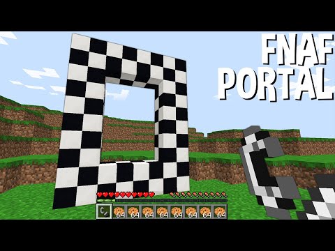 Never Dont BUILD this FNAF PORTAL into FNAF Dimension in Minecraft !!!