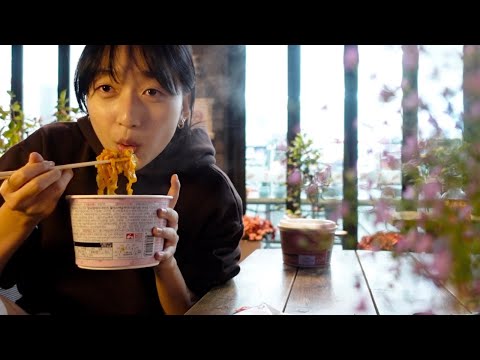 KOREAN CONVENIENCE STORE MUKBANG *disjointed*