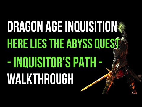 Video: Dragon Age Inquisition - Aspect Of The Nightmare, Here Lies The Abyss, Speglar, Divine, Code
