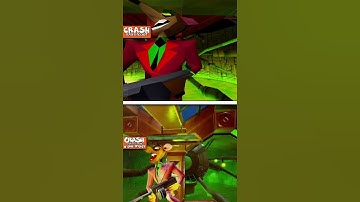 Crash Bandicoot 1 - All Bosses Comparison (Original vs N. Sane Trilogy)