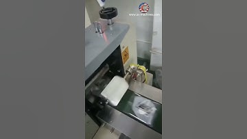 Automatic N95 face mask horizontal bag film wrapping sealing packaging machine running video