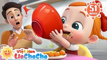 🍜 Các con đã đói chưa? 🍚 Giờ ăn cơm của Lia và ChaCha | LiaChaCha Ca Nhạc Thiếu Nhi Việt Nam